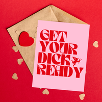 Dirty Valentines Day Card for Men, Sexy Valentine Gift Him