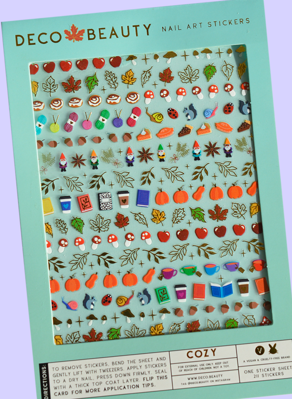 Cozy Nail Art Stickers - Cozy