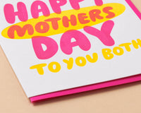 Two Mothers Day LGBTQ Mother's Day Letterpress Greeting Card