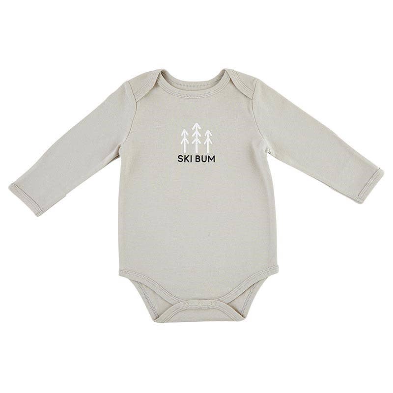Winter Wonderland LS Snapshirt-Ski Bum 6-12 month
