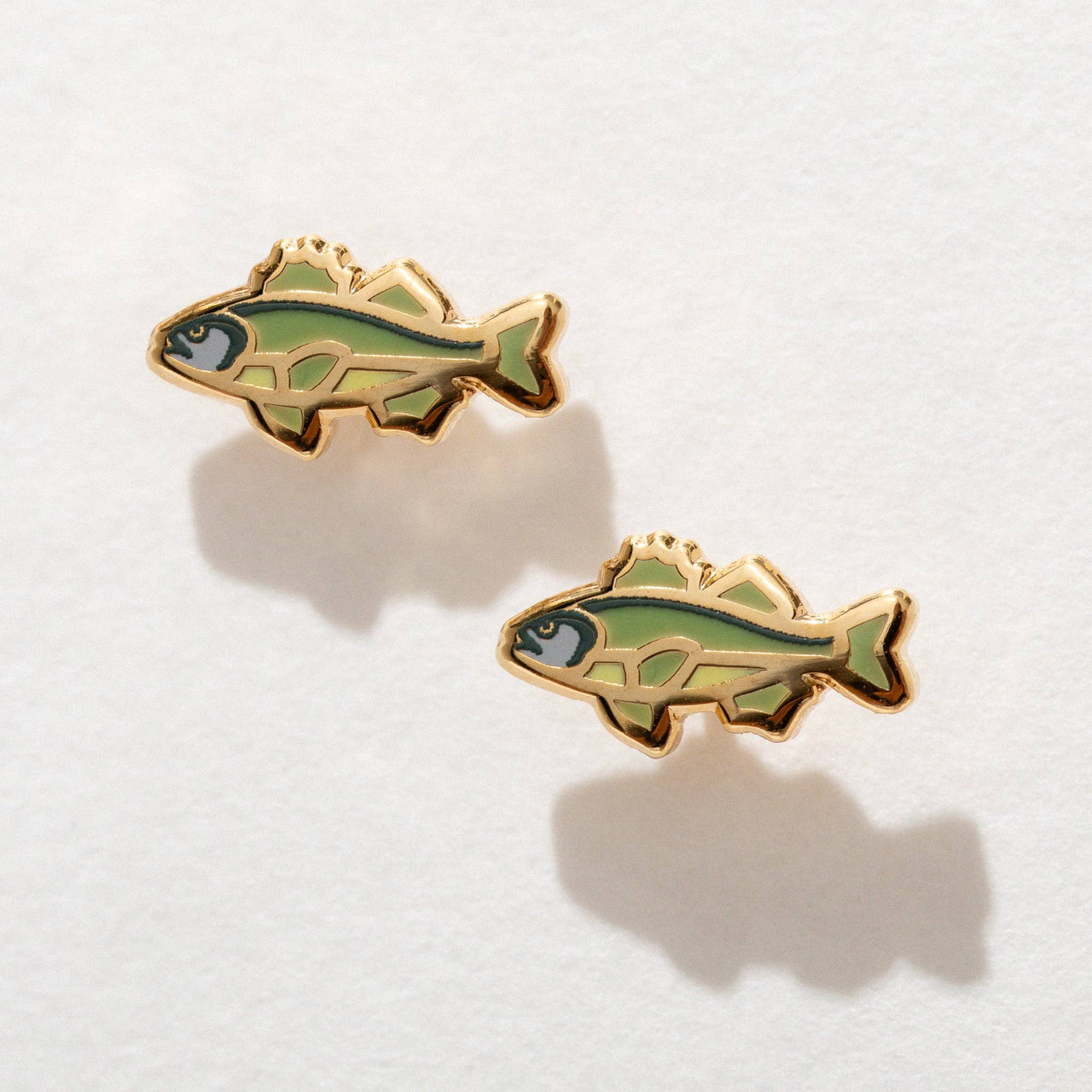 Fish Enamel Stud Earrings - New 🎉