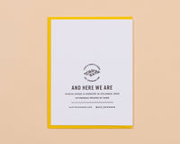 Sage New Home Letterpress Greeting Card