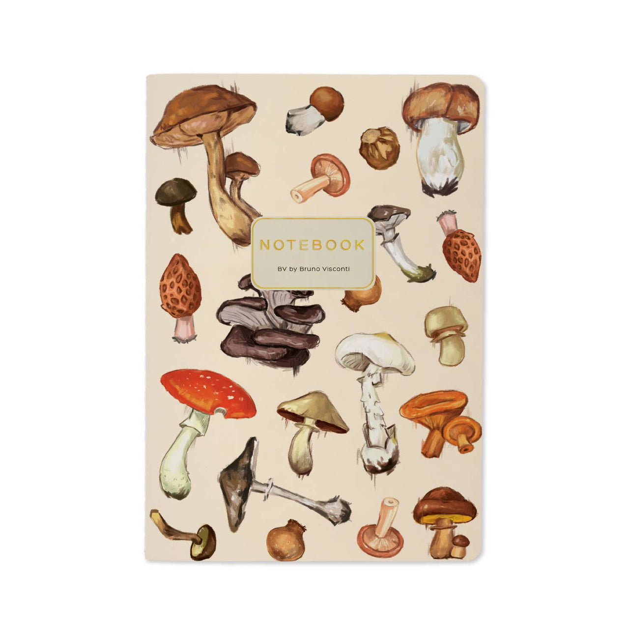 Mushrooms on White 