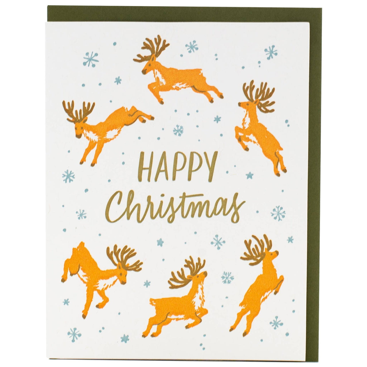 Reindeer Christmas Card
