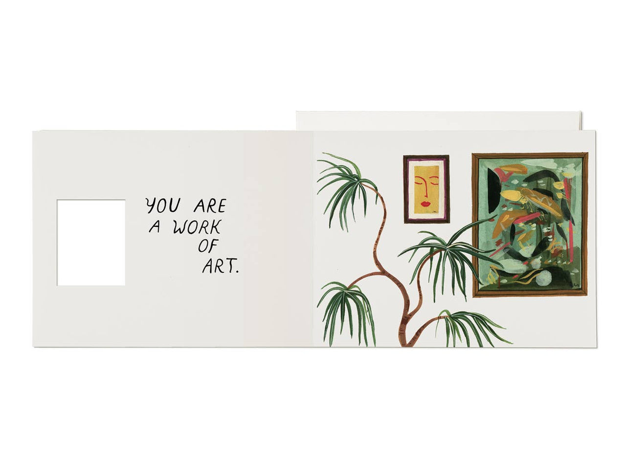 Work of Art love greeting card
