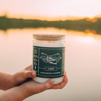 Soy Candle, Lake, Fresh & Bright Scent