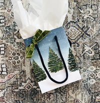 Snowy Trees Holiday Gift Bags