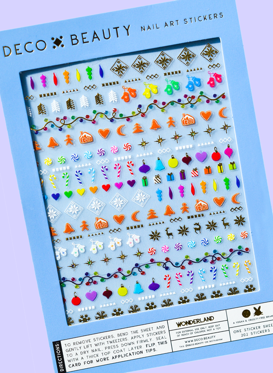 Nail Art Stickers - Wonderland (Holiday)