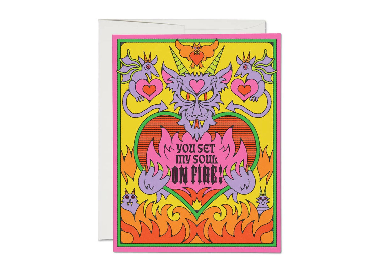 Dragon Love greeting card