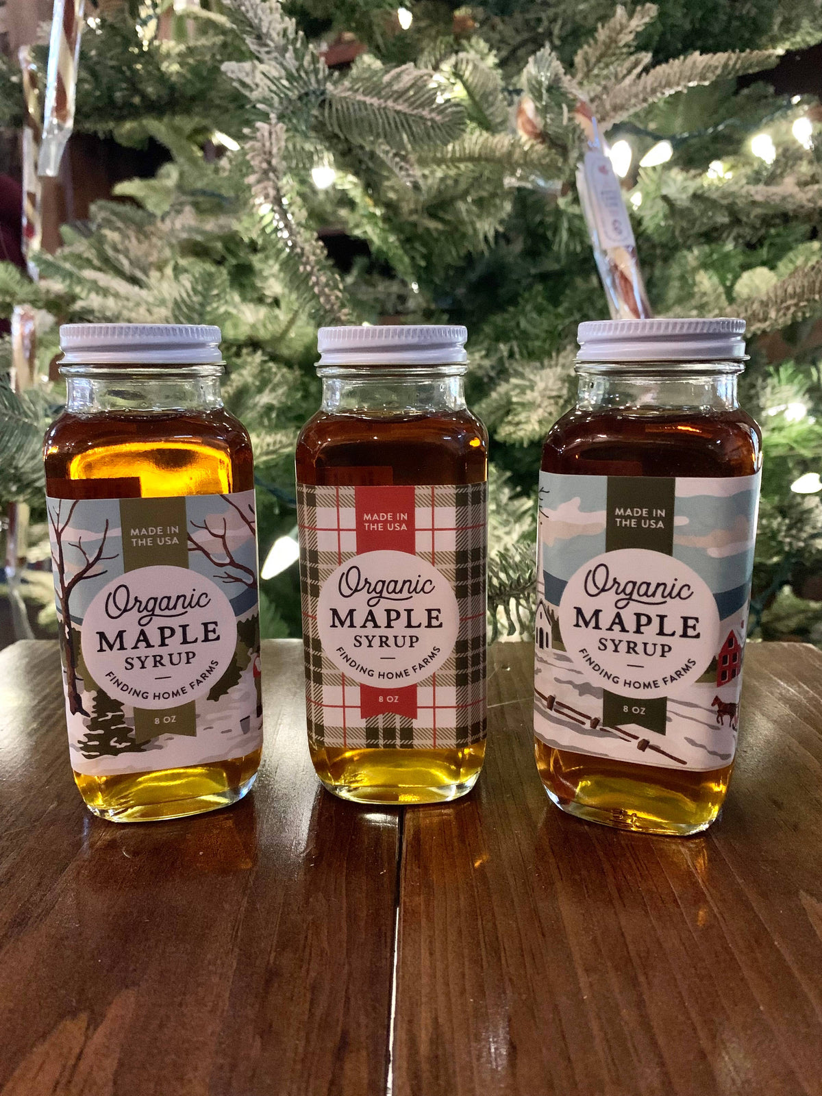 Limited Edition Holiday Maple 8oz Trio (Christmas)