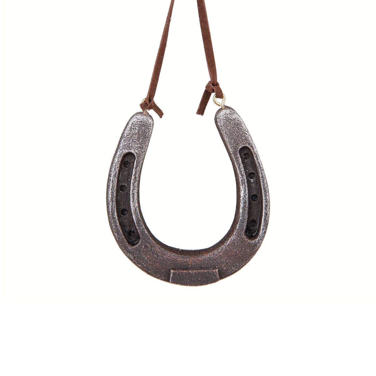 Christmas Rusty Horseshoe Ornament