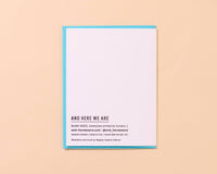 Reel Good (Trout) Letterpress Fish Birthday Card Spring Easter