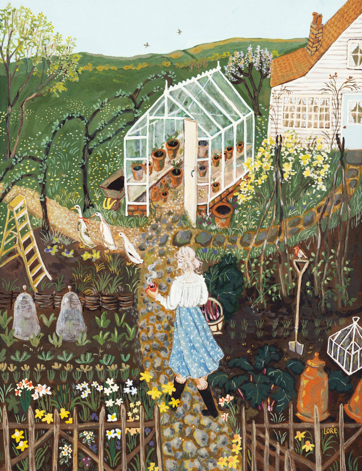 Lady of the Garden Card