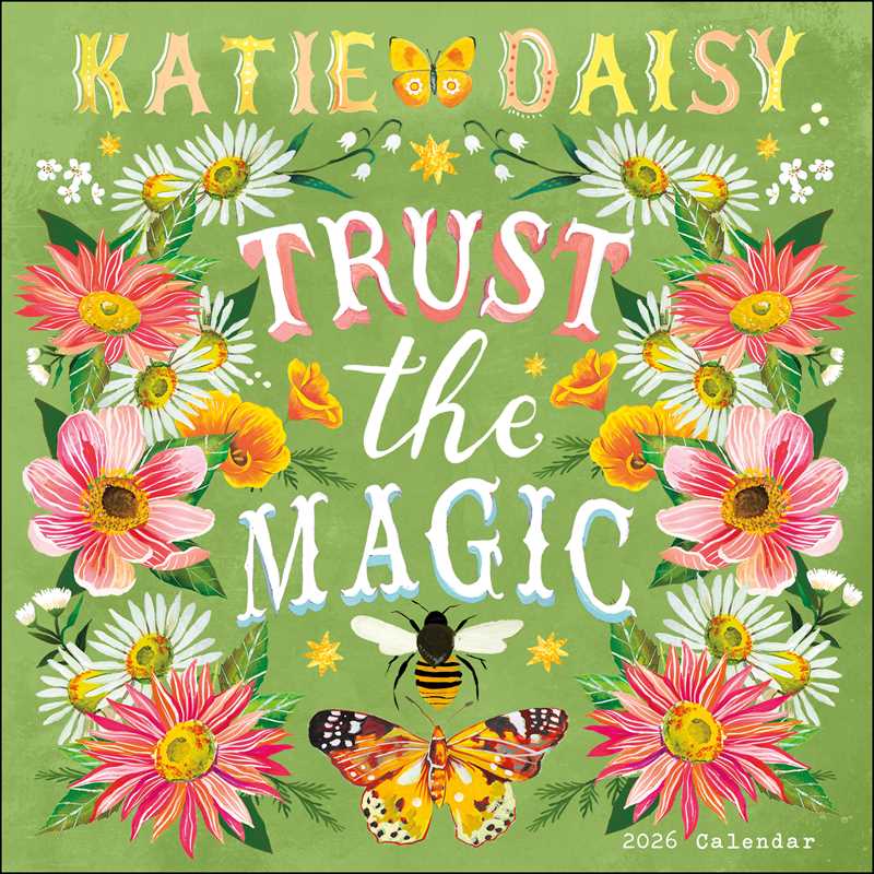 Katie Daisy 2026 Wall Calendar by Katie  Daisy
