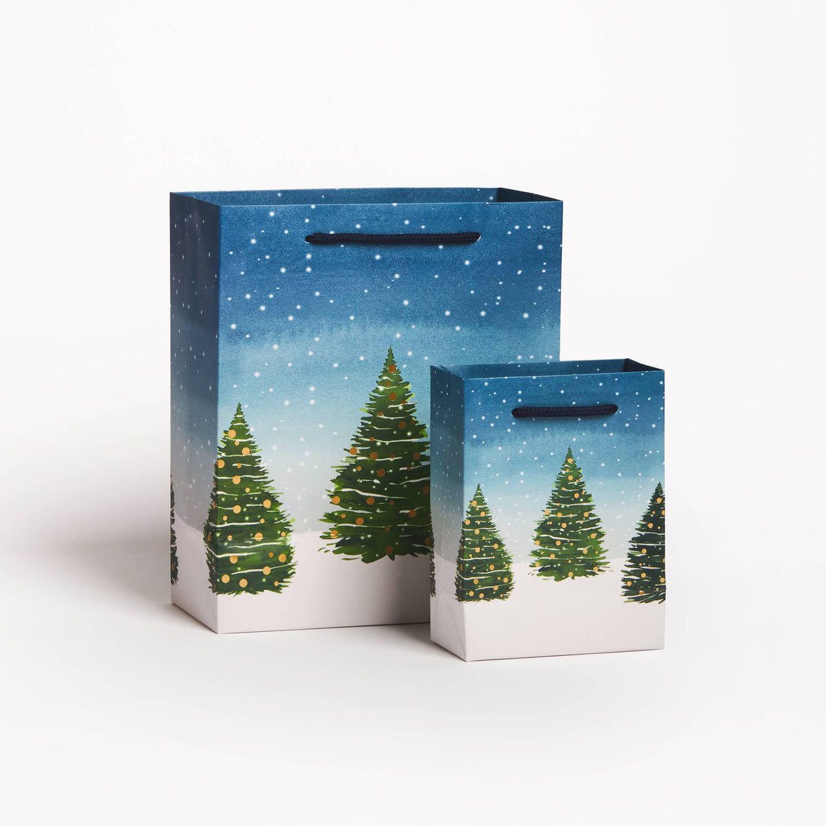 Snowy Trees Holiday Gift Bags