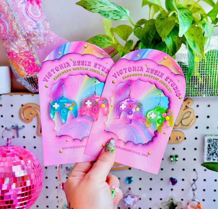 N64 Controller Earrings