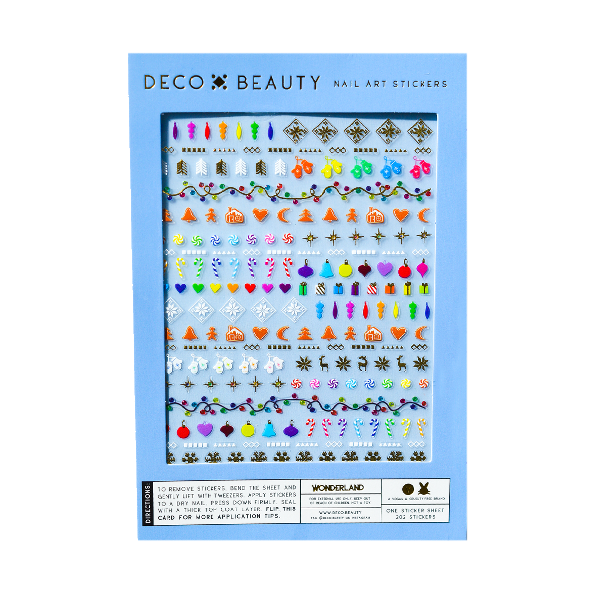 Nail Art Stickers - Wonderland (Holiday)
