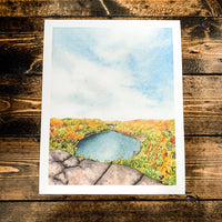 Bean & Bear Lake Print
