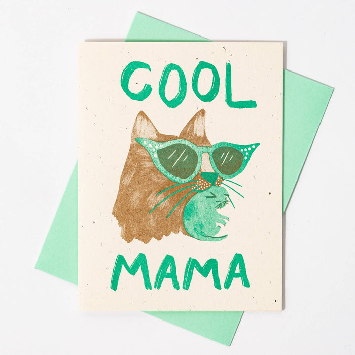 Cool Mama - Risograph Card