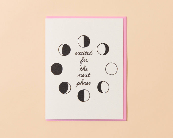Moon Phase Congrats Greeting Card