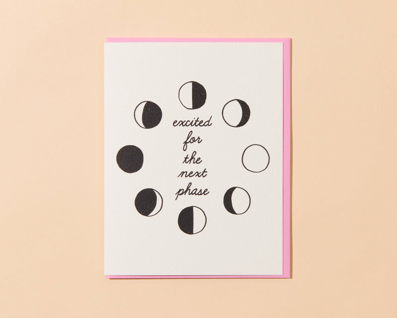 Moon Phase Congrats Greeting Card