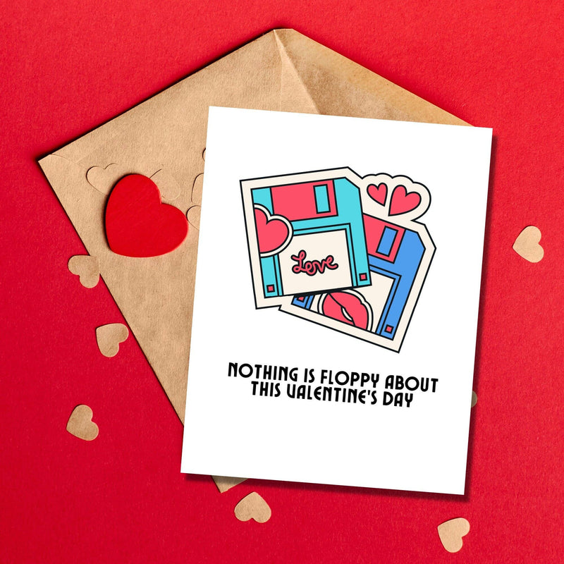 Nothing Is Floppy About This Valentine's Day Card