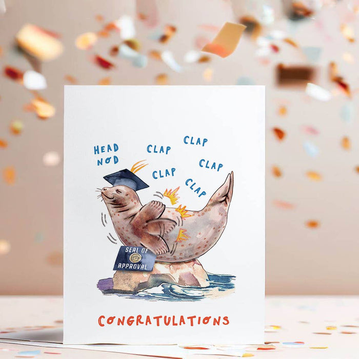 Seal Of Approval Congratulations - Funny Graduation Card
