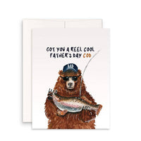 Bear Fathers Day Cod - Funny Fathers Day Card