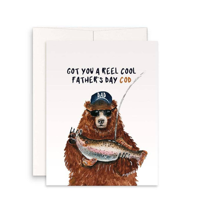 Bear Fathers Day Cod - Funny Fathers Day Card