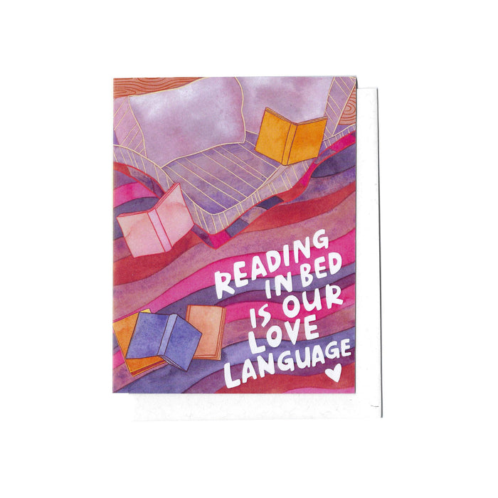 Reading in Bed is our Love Language - Card