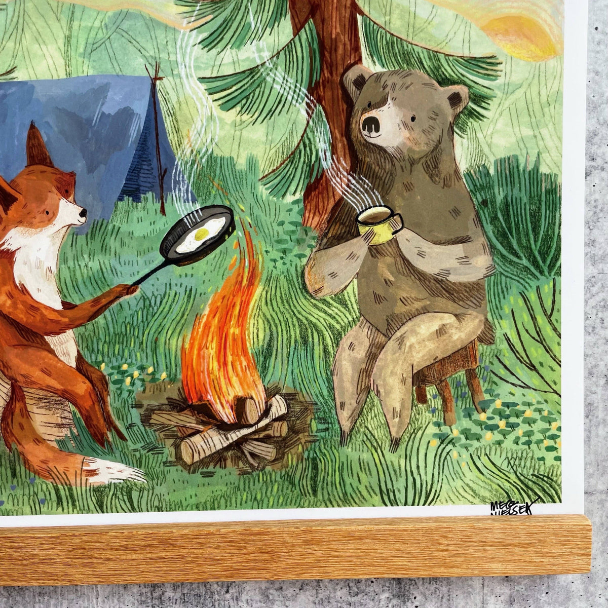 Bonfire Mornings Print