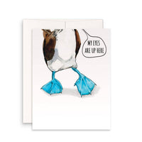 Blue footed Boobie - Funny Just Because Card