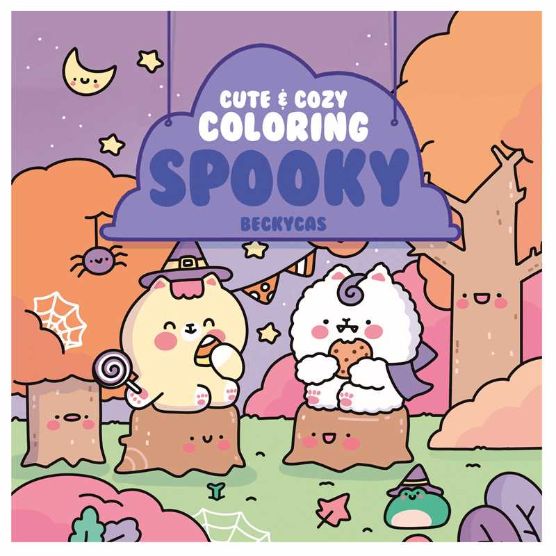 Cute & Cozy Coloring: Spooky by Becky Cas