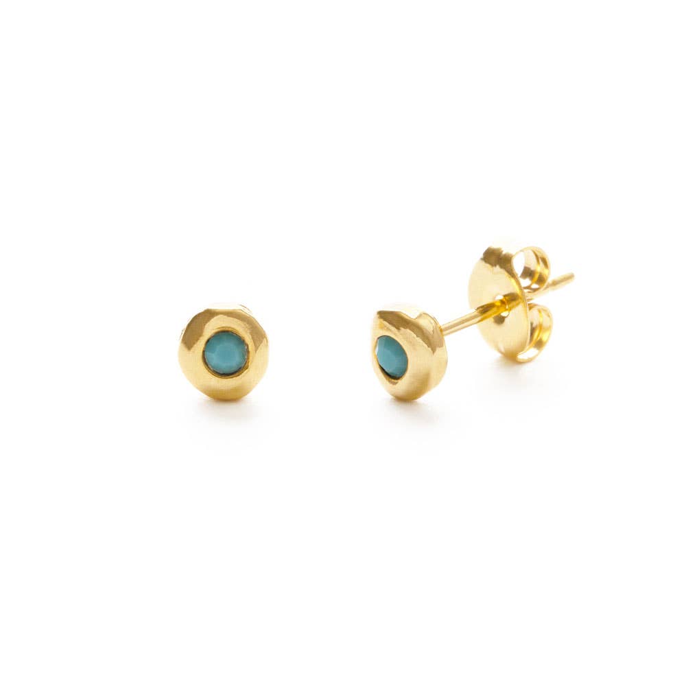 Terra Studs | Turquoise