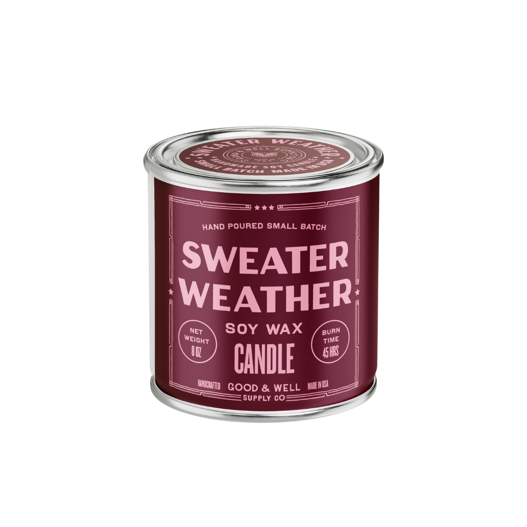 Sweater Weather Soy Candle / Joyful Tidings Collection