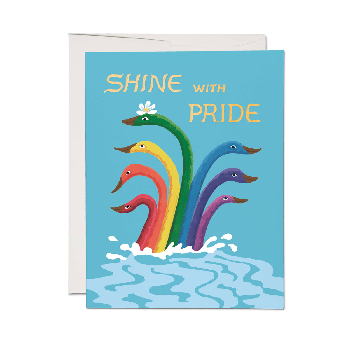 Shine with Pride greeting card
