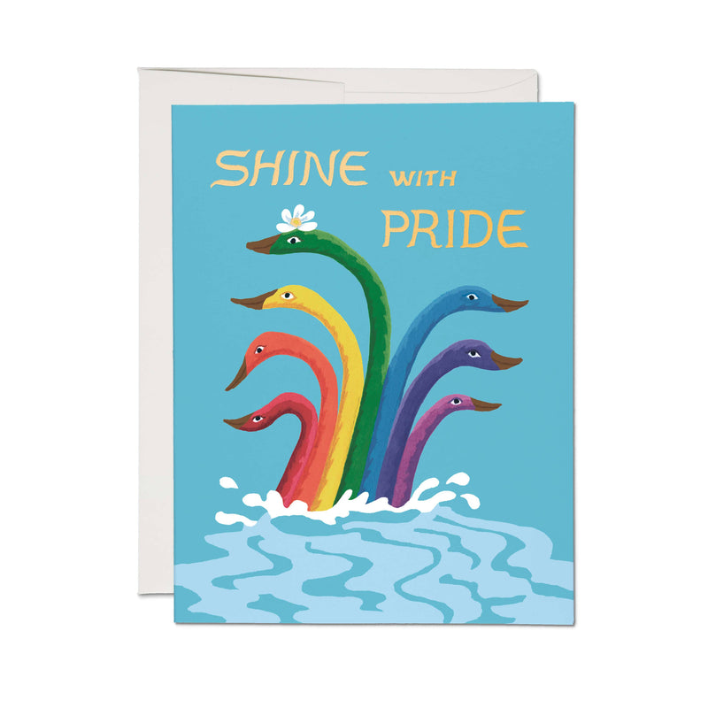 Shine with Pride greeting card