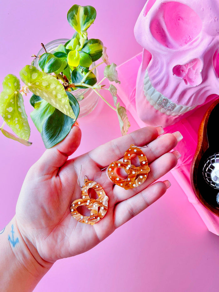 Pretzel Earrings