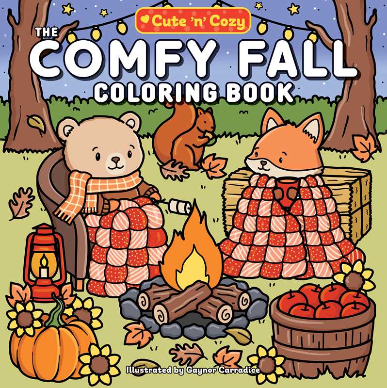 Comfy Fall Coloring Book by