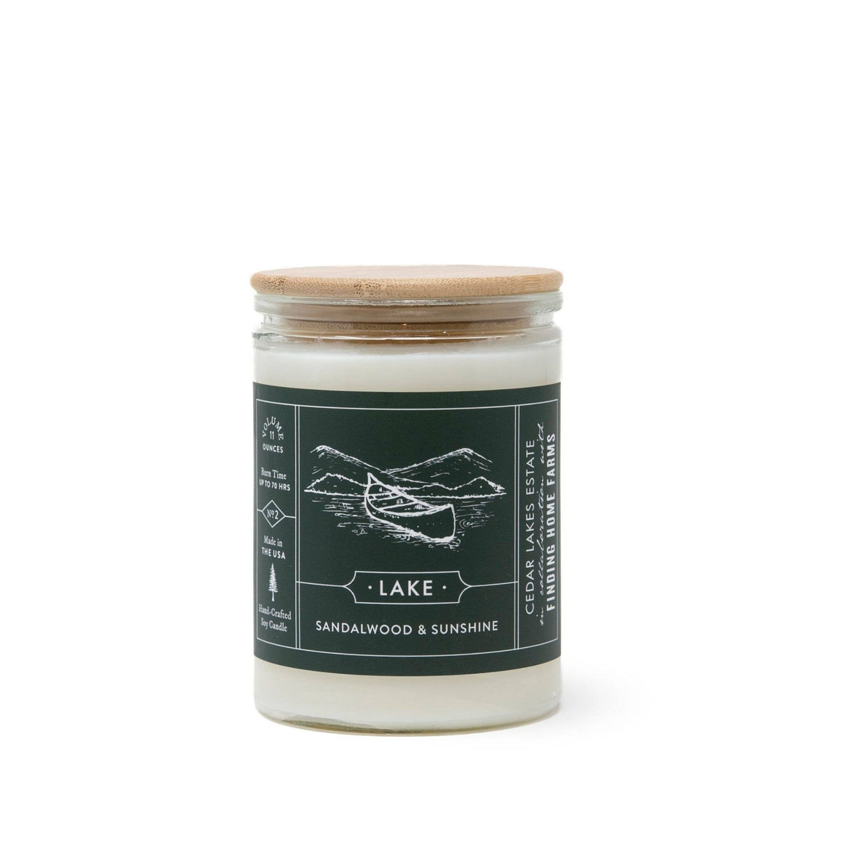 Soy Candle, Lake, Fresh & Bright Scent