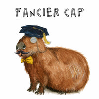 Fancy Capybara Grad - Funny Graduation Card