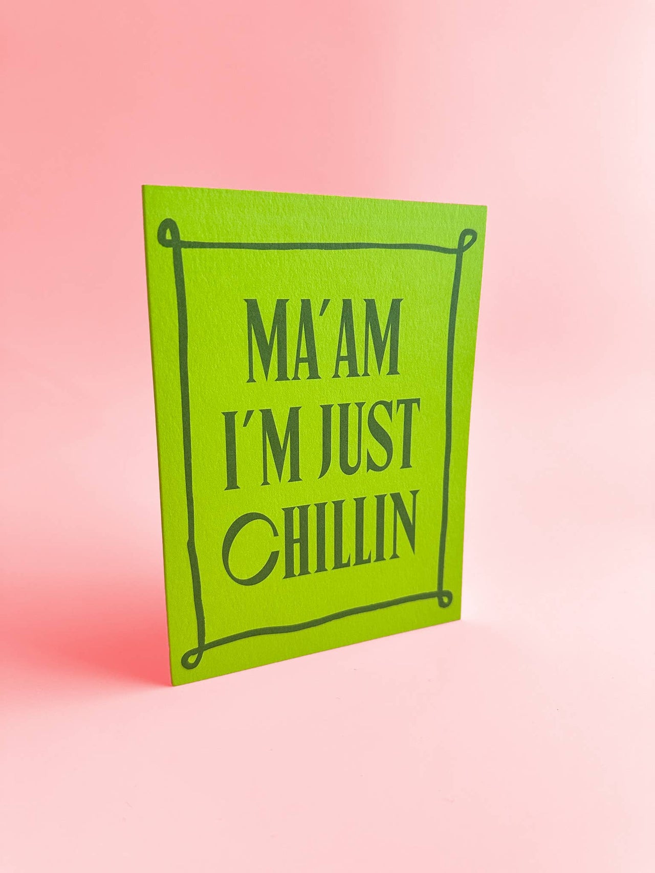 Just Chillin Greeting Card