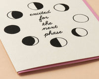 Moon Phase Congrats Greeting Card