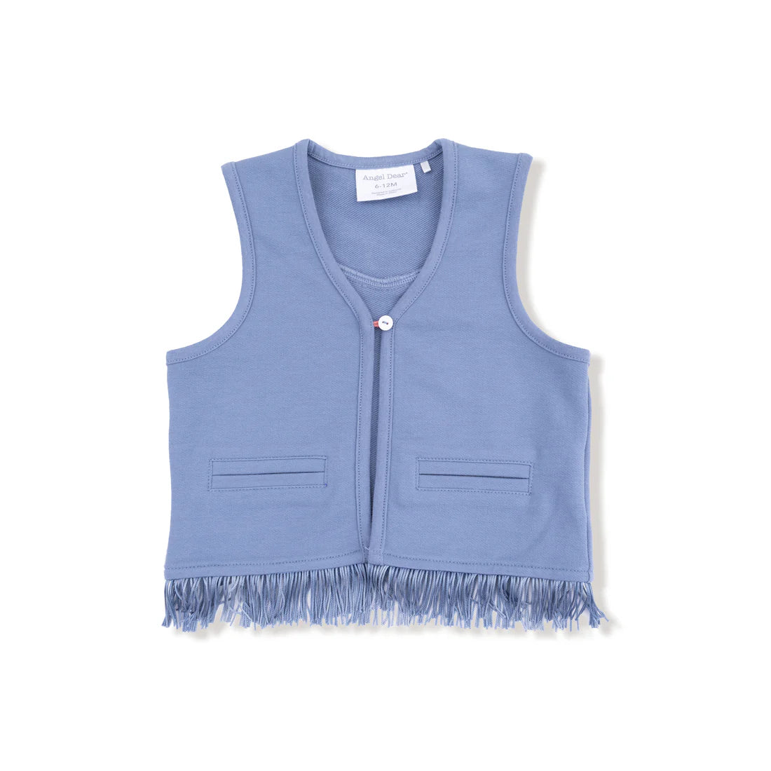 Country Blue | Western Fringe Vest