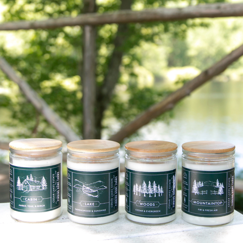 Soy Candle, Lake, Fresh & Bright Scent