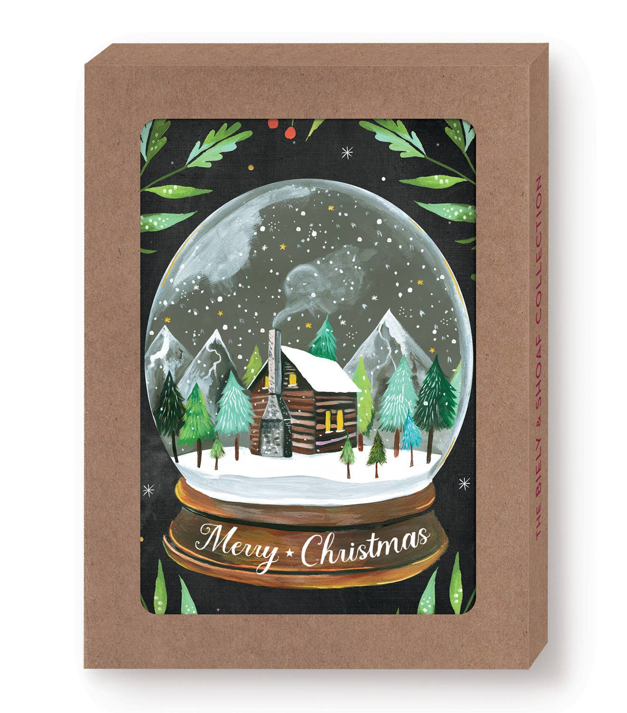 Merry Christmas Holiday Boxed Cards - Set of 10