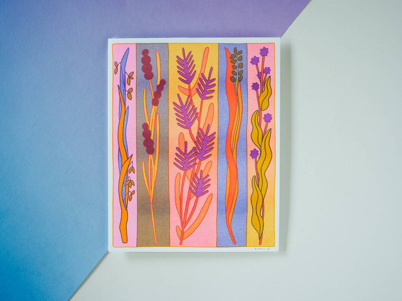 Grain Time  - Risograph Art Print