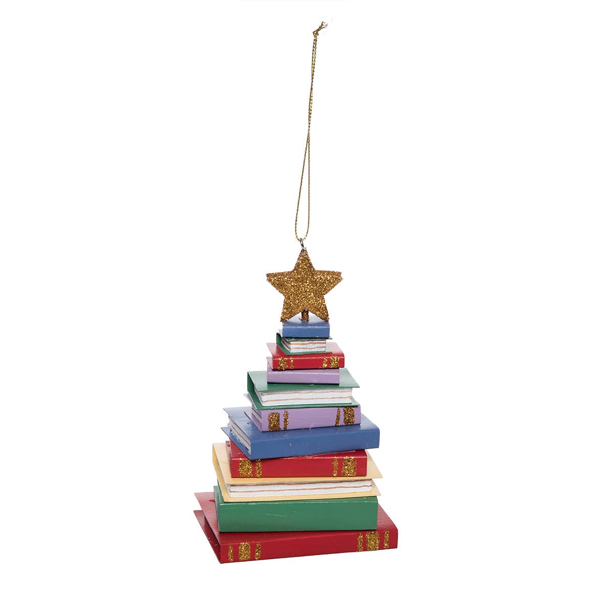 Christmas Stacked Book Ornament