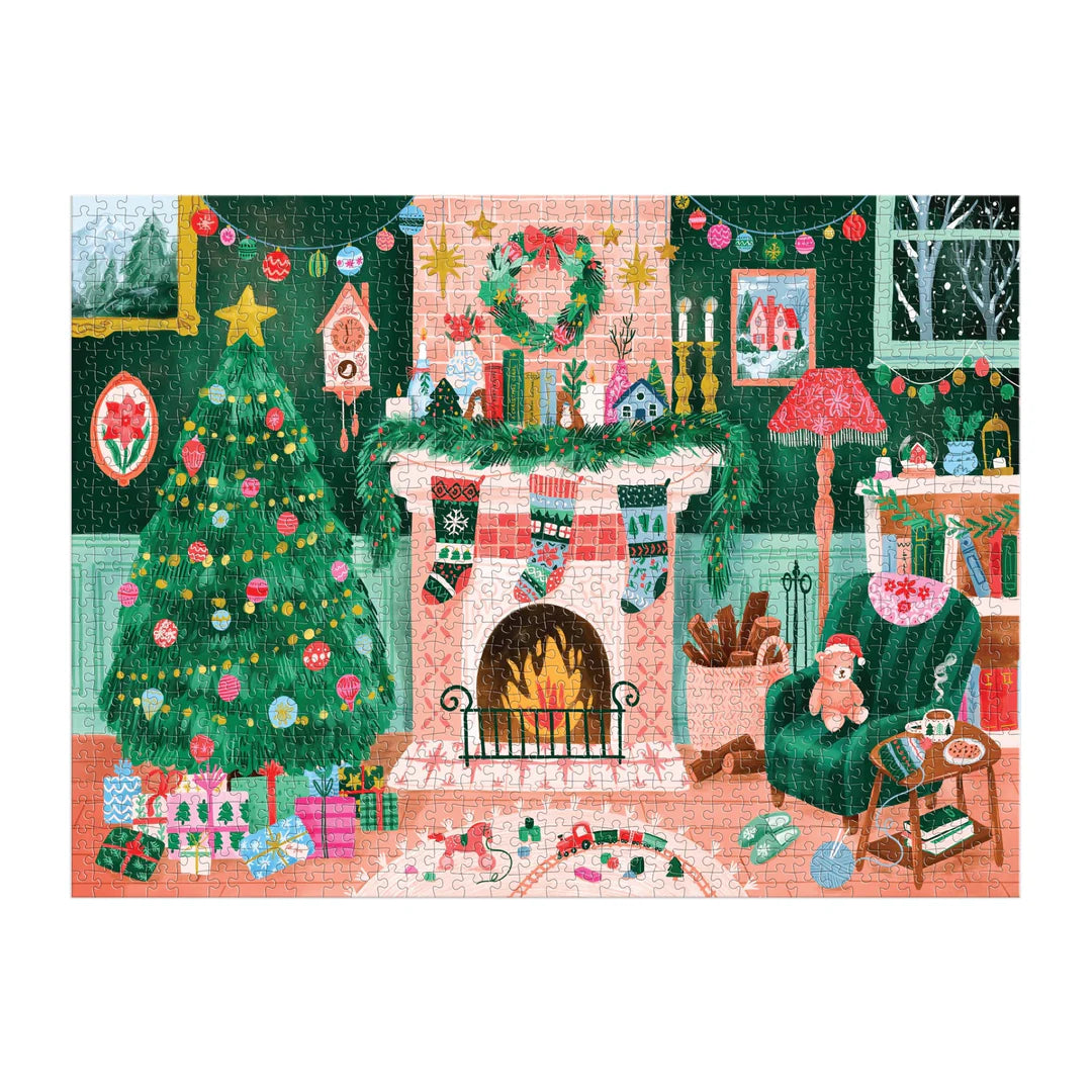 Cozy by the Fireplace 1000 Piece Puzzle