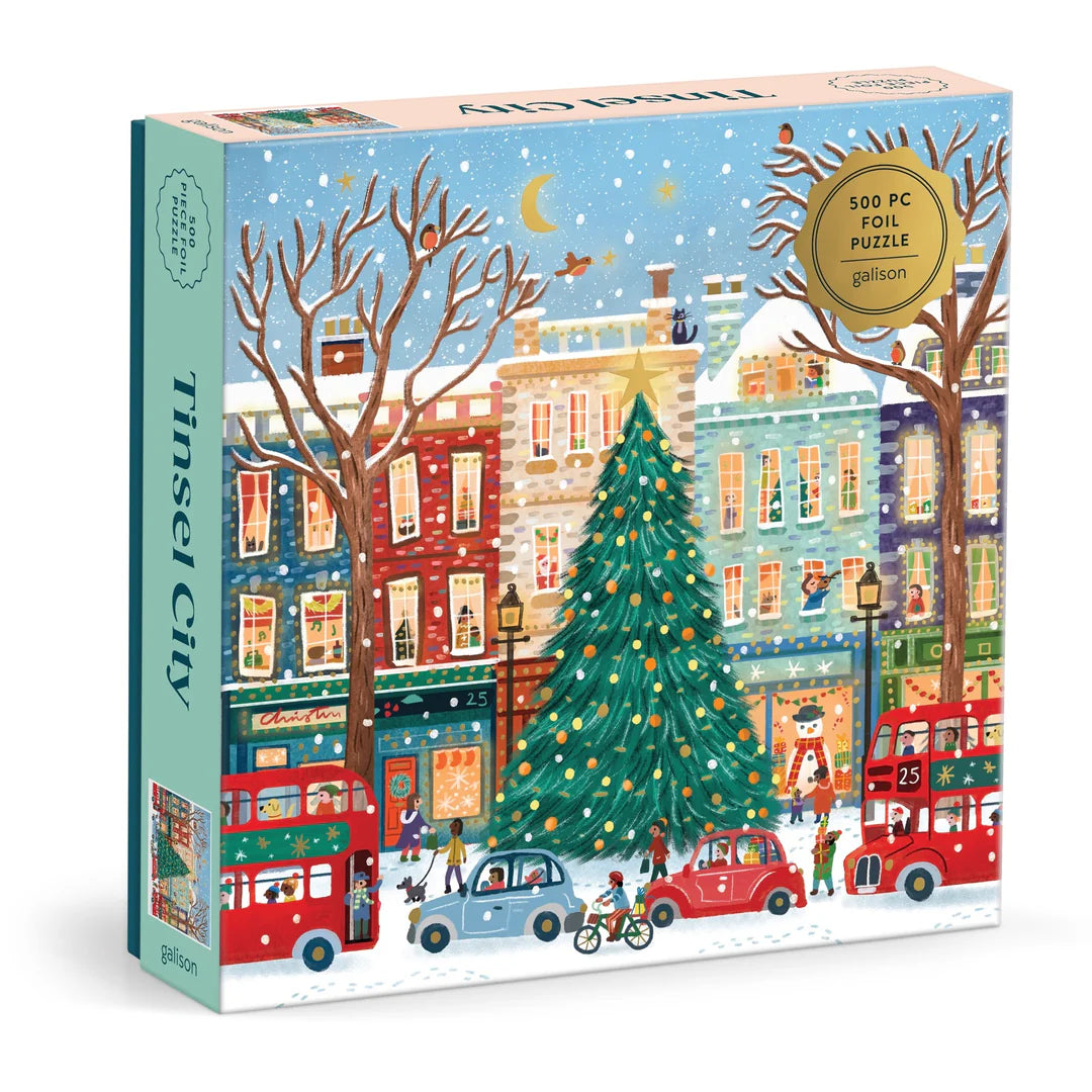 Tinsel City Foil 500 Piece Puzzle